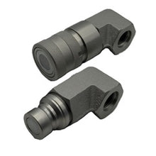 Load image into Gallery viewer, 90 Degree Flat Face Hydraulic Quick Connects