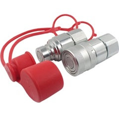 ISO 16028 - Flat Face - NPT Thread with Dust Caps