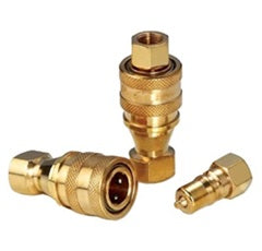 ISO B 7241 Series Brass Set (Male & Female) with Female NPT