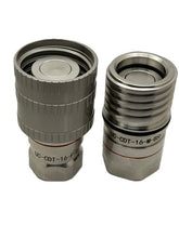 Load image into Gallery viewer, 1" BSP Threaded Liquid Cooling Quick Disconnect Coupling LQC - Stainless Steel
