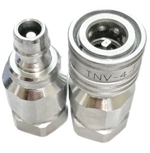 TNV Series - Quick Coupling with Inner Valve for Maximum Seal